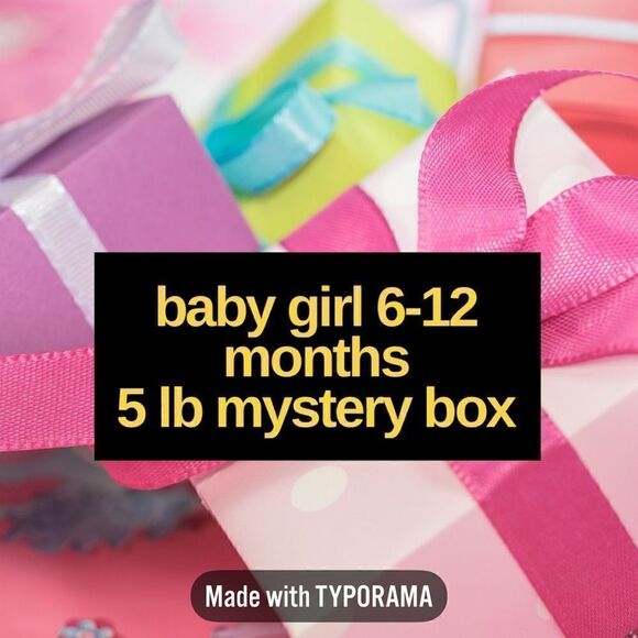 5 lb Build Your Own Bundle Lot! See Instructions in Description Size 6-12 Months - Picture 1 of 1